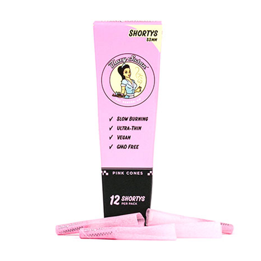 Blazy Susan Pink Paper Cones - Headshop.com