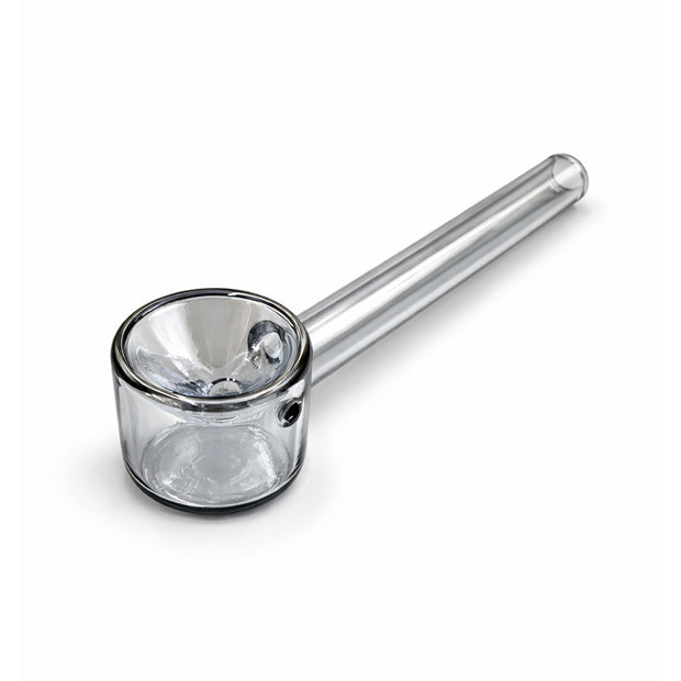 STRAIGHT TUBE PLATED GLASS HAND PIPE