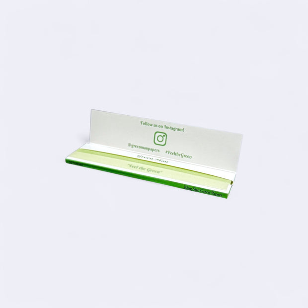 Green Man Green Rice Papers Box - Headshop.com