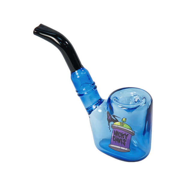 Nicky Davis Hand Pipe W/ Tray Travel Tin - 4" / Sherlock - Headshop.com