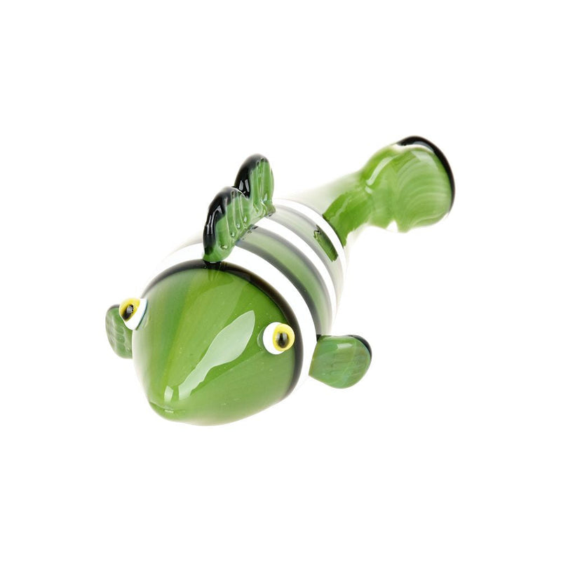 Clownfish Glass Hand Pipe - 4" / Colors Vary