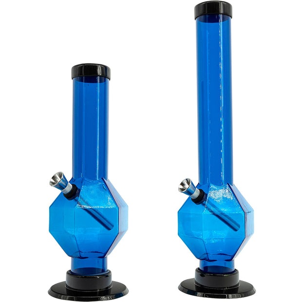 Acrylic Diamond Bong 9-12"  - Multiple Colors
