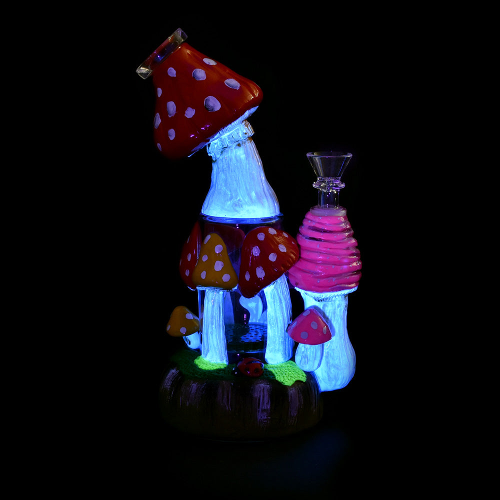 Pulsar Old School Shroom Water Pipe - 9"/14mm F - Headshop.com