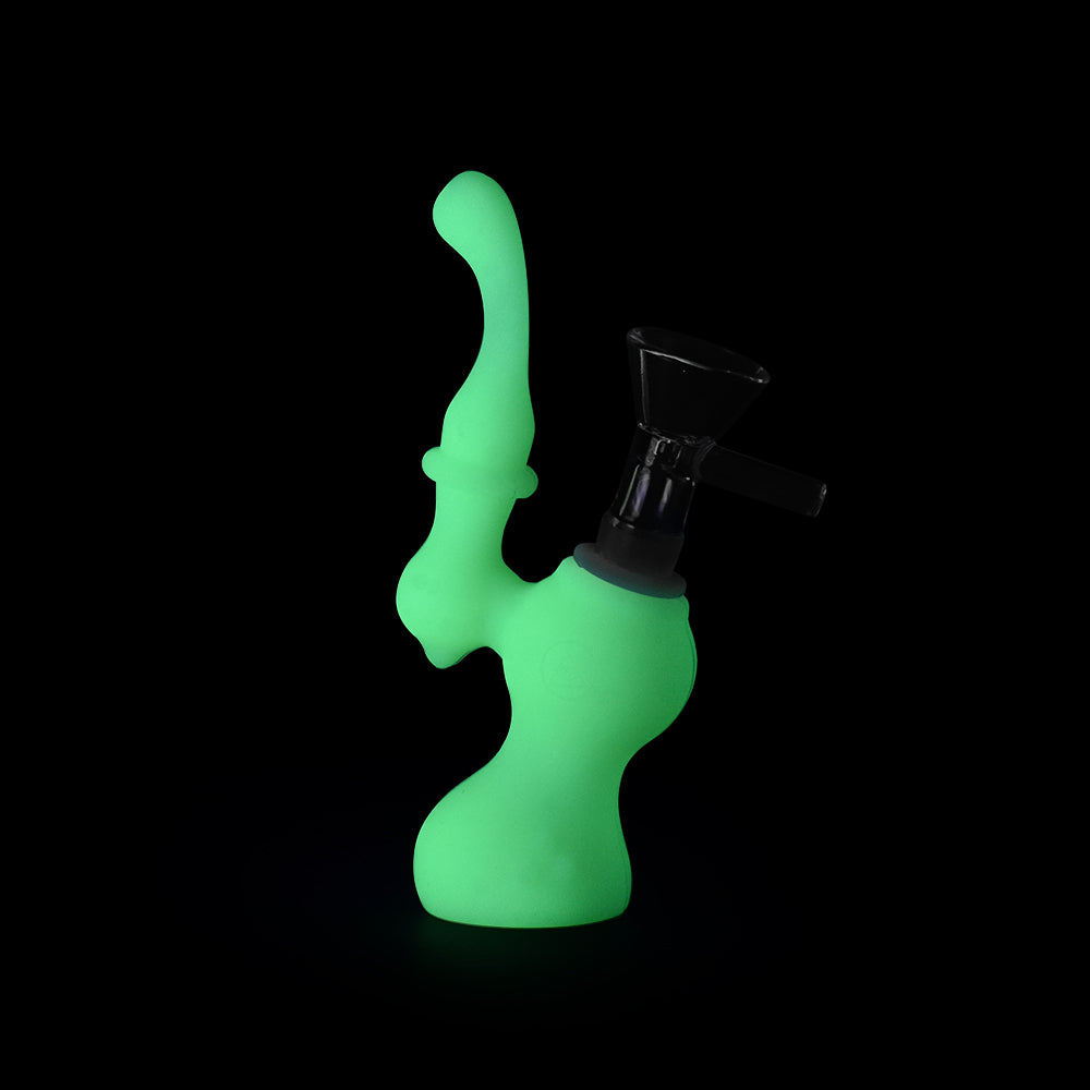 Ritual - 5'' Silicone Upright Bubbler - UV Titanium White - Headshop.com