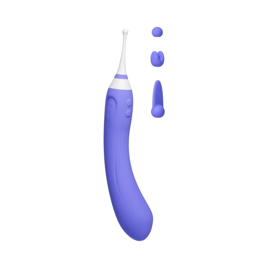 Lovense Hyphy Bluetooth Remote-Controlled Dual-End Vibrator Clitoral and G-Spot Stimulator - Headshop.com