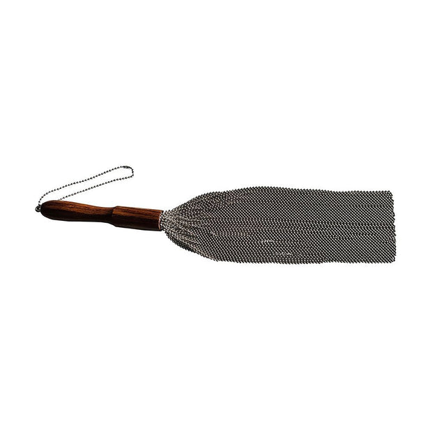 Rouge Beaded Metal Flogger Silver - Headshop.com
