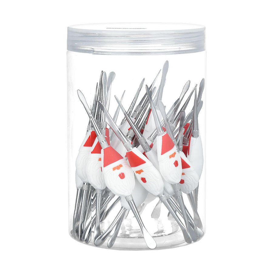Santa Claus Stainless Steel Dab Tool - 4.5" 30PC TUB - Headshop.com