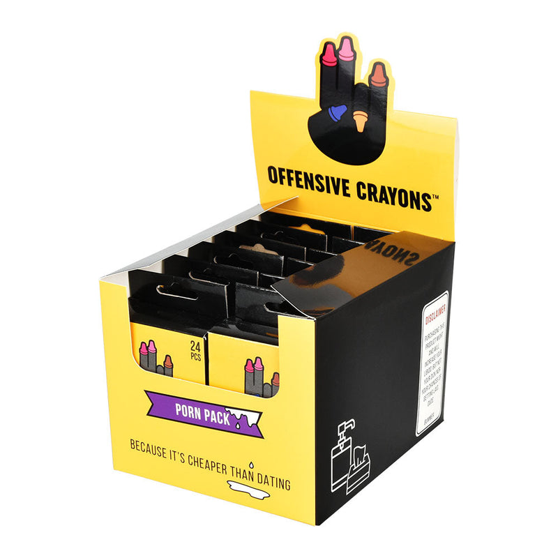 12pc Display - Offensive Crayons - Porn Pack - Headshop.com