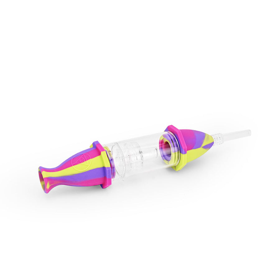 Ritual - 7'' Silicone Deluxe Nectar Collector - Miami Sunset - Headshop.com