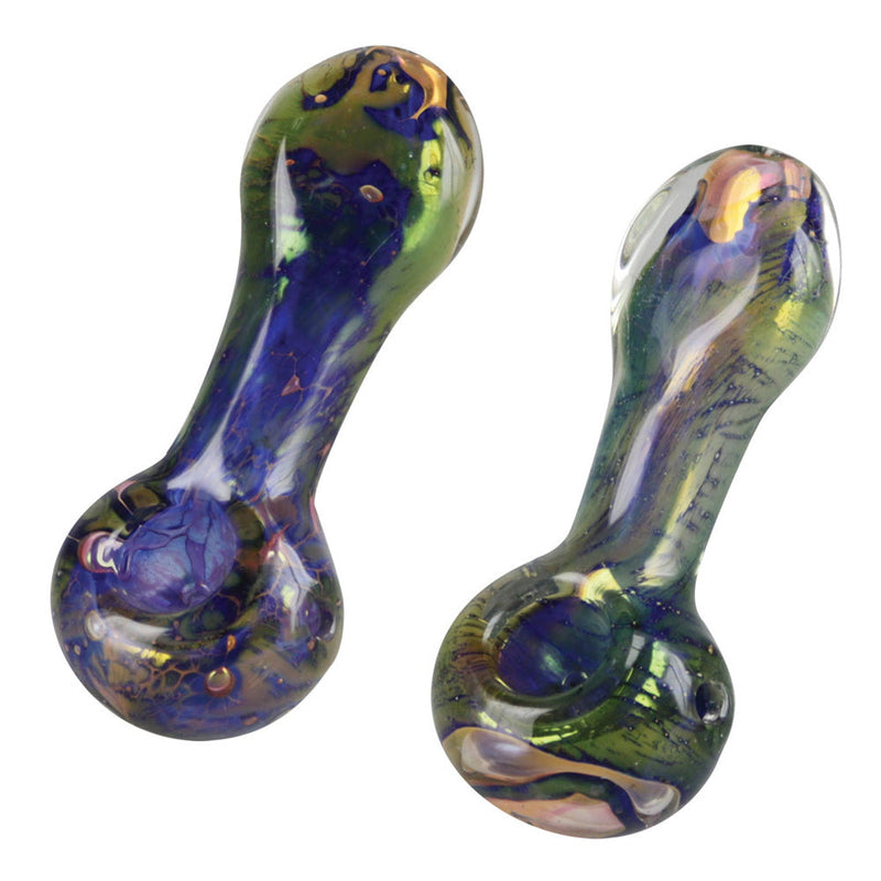 Spattered Fumed Spoon Pipe - Headshop.com