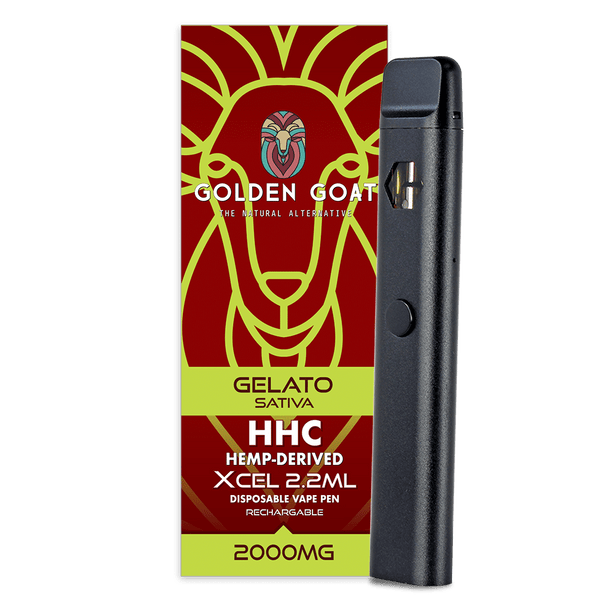 HHC Vape Device, 2000mg, Rechargeable/Disposable - Gelato