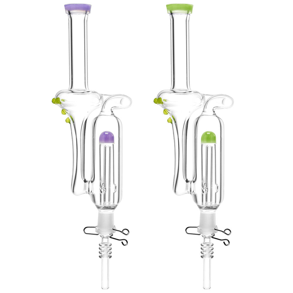 Aero Recycler Quartz Tip Vapor Straw w/ Clip - 11.5"/Colors Vary - Headshop.com