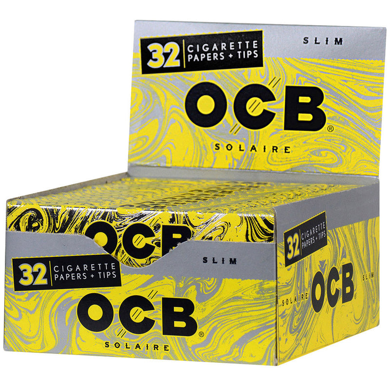 OCB Solaire Slim Rolling Papers & Tips - Headshop.com