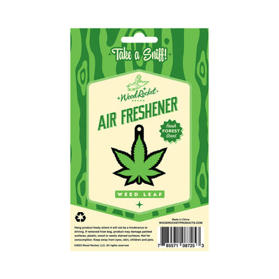 Wood Rocket Air Freshener Green Leaf - Headshop.com