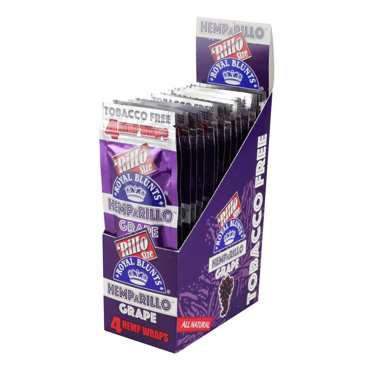 15PC DISP - Royal Blunts Hemparillo Hemp Wraps - Headshop.com