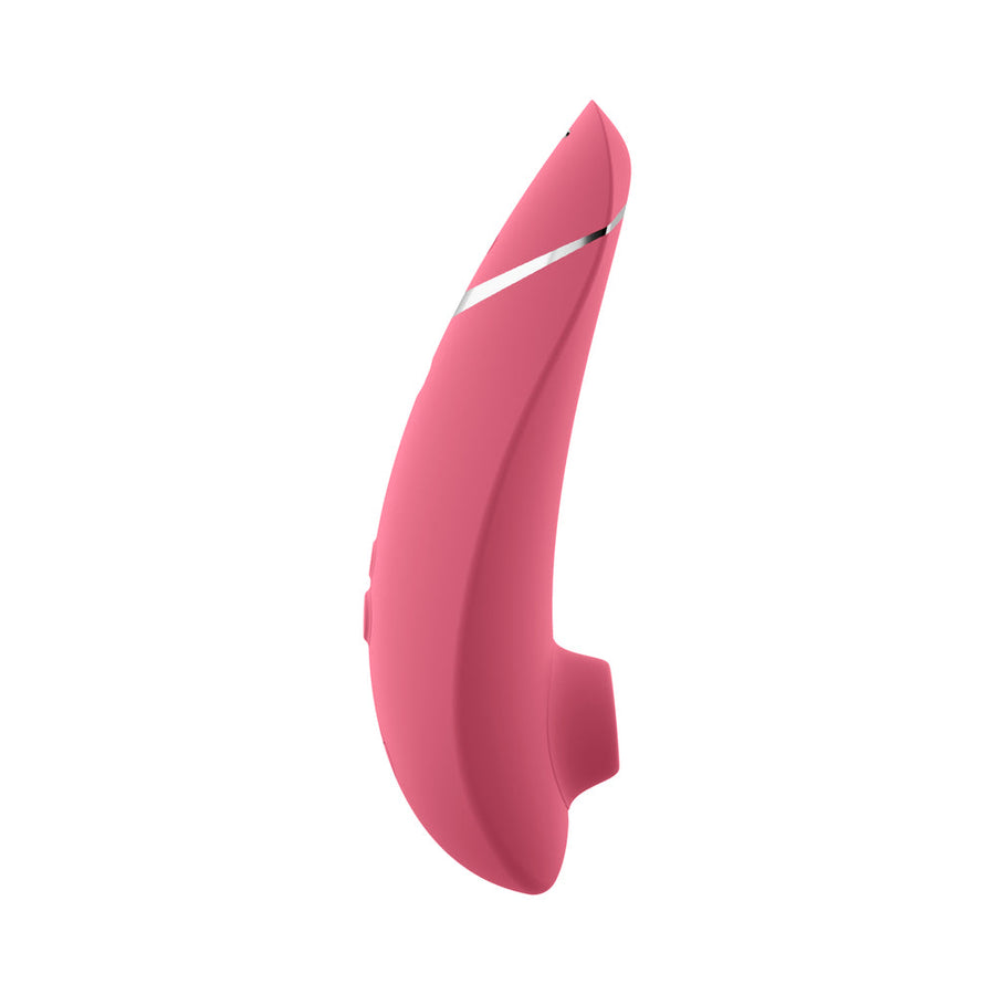 Womanizer Premium 2 Rechargeable Silicone Luxurious Pleasure Air Clitoral Stimulator Raspberry - Headshop.com