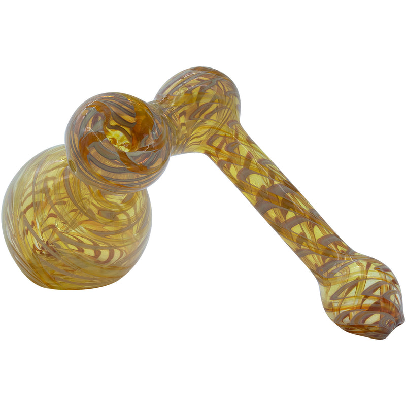 LA Pipes "Colored Sidecar" Fumed Sidecar Bubbler Pipe (Various Colors) - Headshop.com