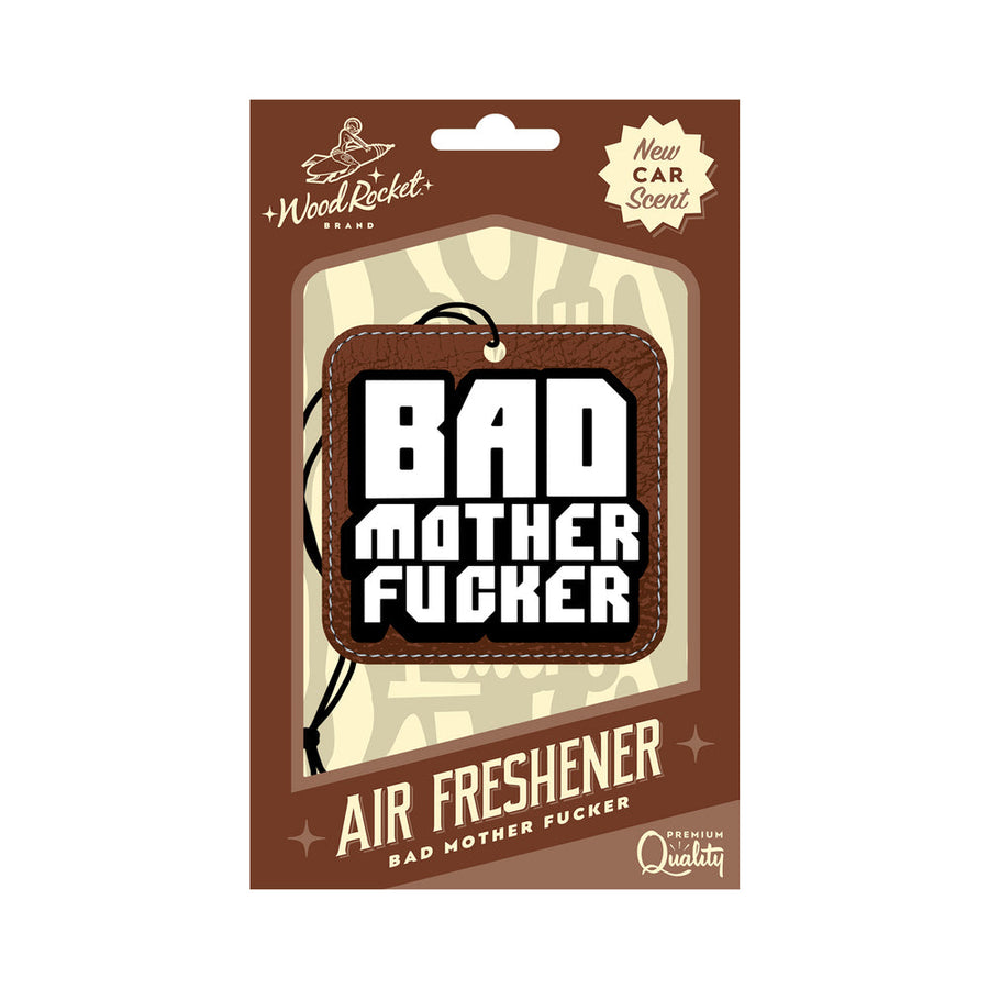 Wood Rocket Air Freshener Bad Mother Fucker - Headshop.com