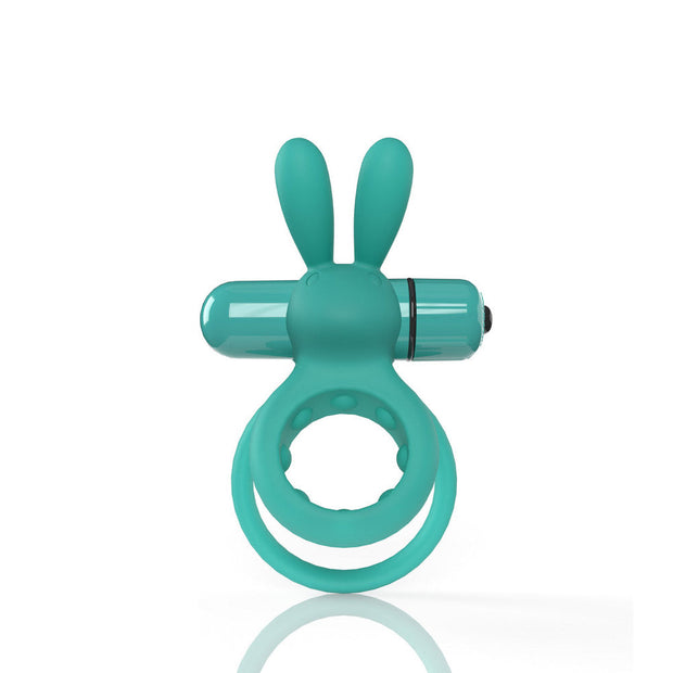 Screaming O 4T Ohare Vibrating Rabbit Double Cockring Kiwi - Headshop.com