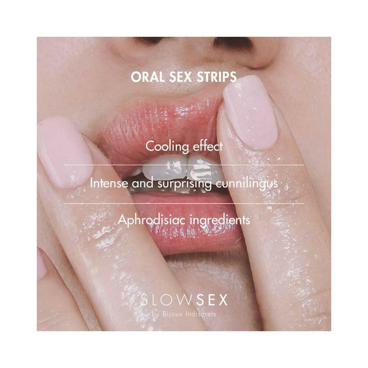 Bijoux Indiscrets Slow Sex Oral Sex Strips 7-Pack - Headshop.com