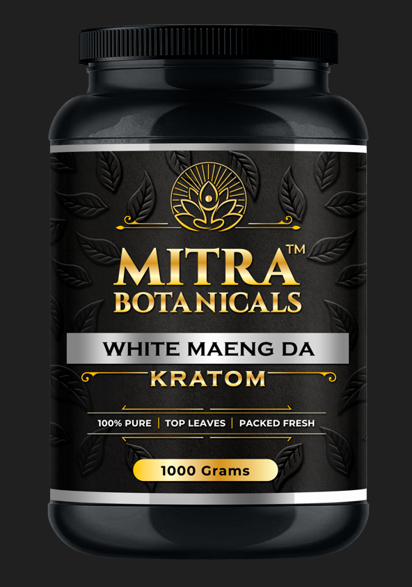 Mitra Botanicals White Maeng Da – Kratom (1000 Grams Powder) - Headshop.com