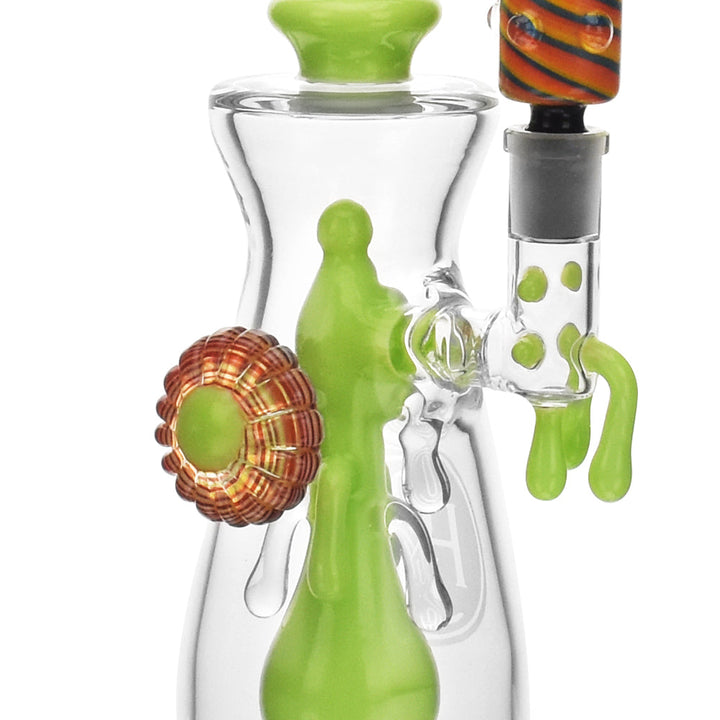High Society | Jupiter Premium Wig Wag Waterpipe (Slime Green) - Headshop.com