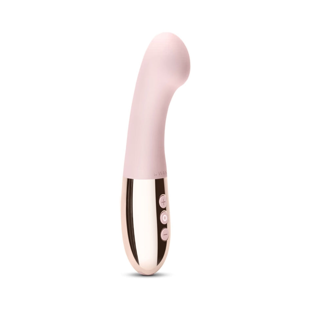 Le Wand Gee Rechargeable Silicone G-Spot Targeting Vibrator Rose Gold - Headshop.com