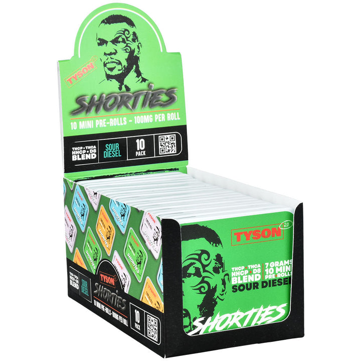 TYSON 2.0 Shorties D8 Mini Pre-Rolls | 7g | 10pk | 10pc Display - Headshop.com