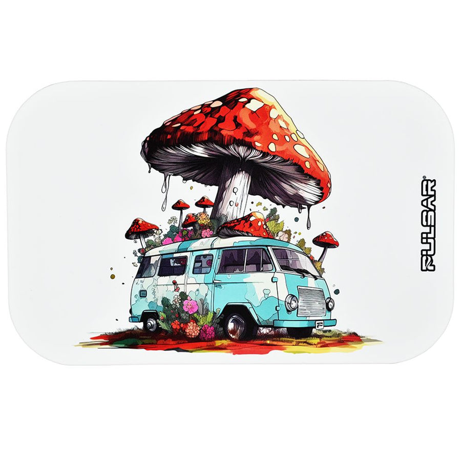 Pulsar Magnetic Rolling Tray Lid - Pop Up Camper / 11"x7" - Headshop.com