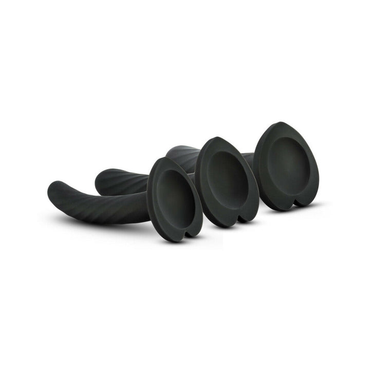 Temptasia Twist Kit 3-Piece Silicone Dildo Set Black - Headshop.com