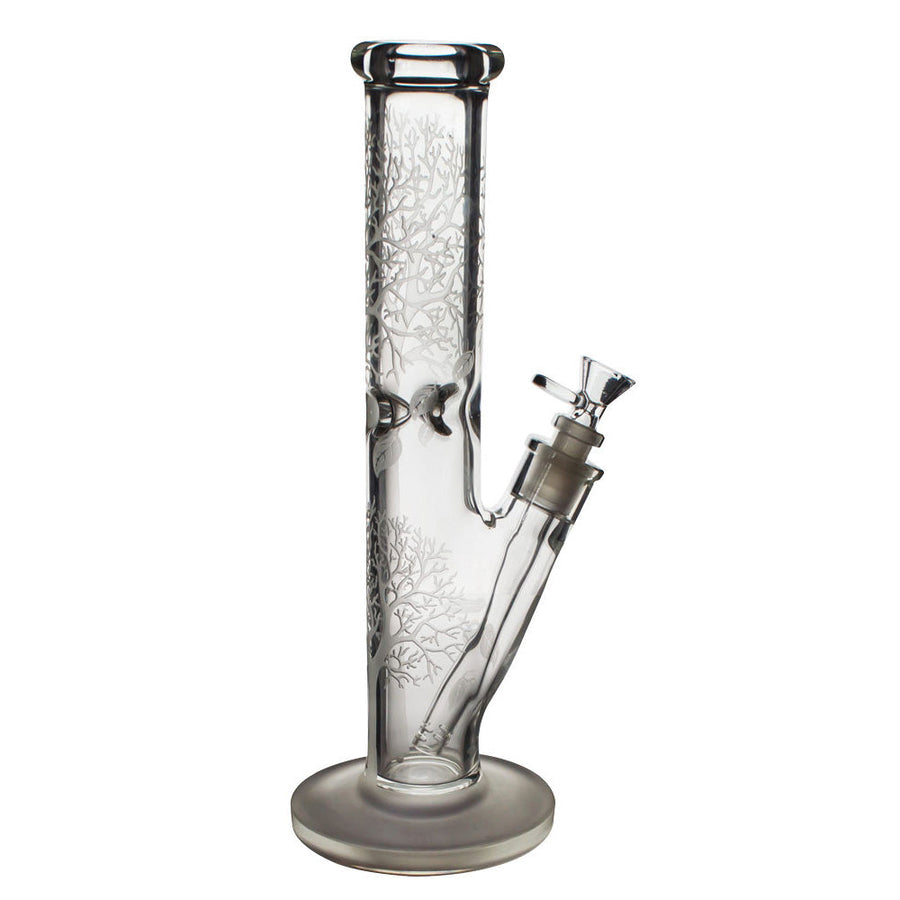 Glow in the Dark Tree Water Pipe - 13.5"/14mm Female - Headshop.com