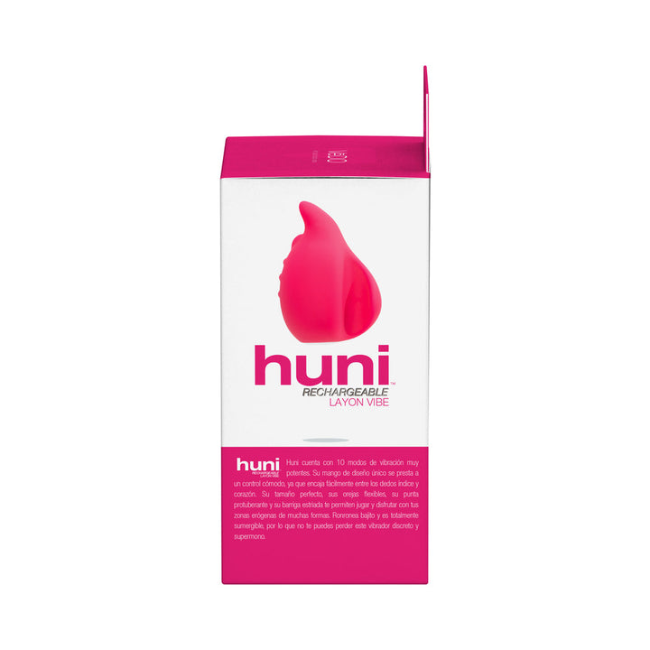 VeDO Huni Rechargeable Finger Vibe Tease Me Foxy Pink - Headshop.com