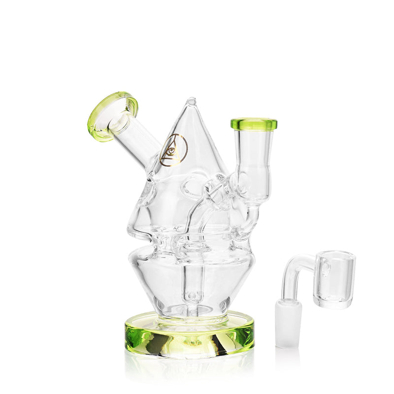Ritual Smoke - Water Bender Fab Cone Concentrate Rig - Lime Green - Headshop.com