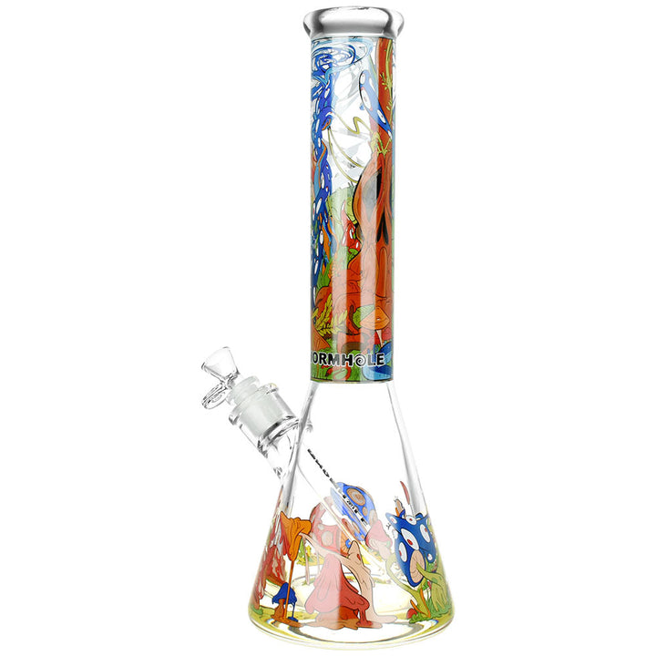 Wormhole Psychedelic Forest Beaker Water Pipe - 14.5" / 14mm F - Headshop.com