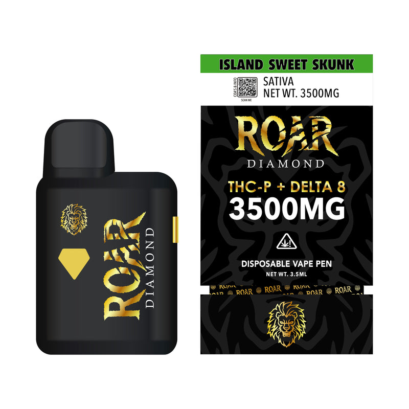 Roar Diamond THC-P + Delta 8 3500MG - Island Sweet Skunk - Headshop.com