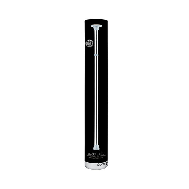 Ouch! Fully Adjustable Dance Pole Silver - Headshop.com