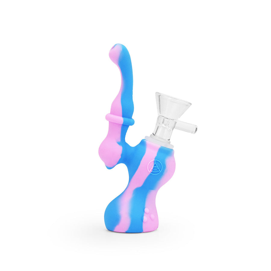 Ritual - 5'' Silicone Upright Bubbler - Cotton Candy - Headshop.com