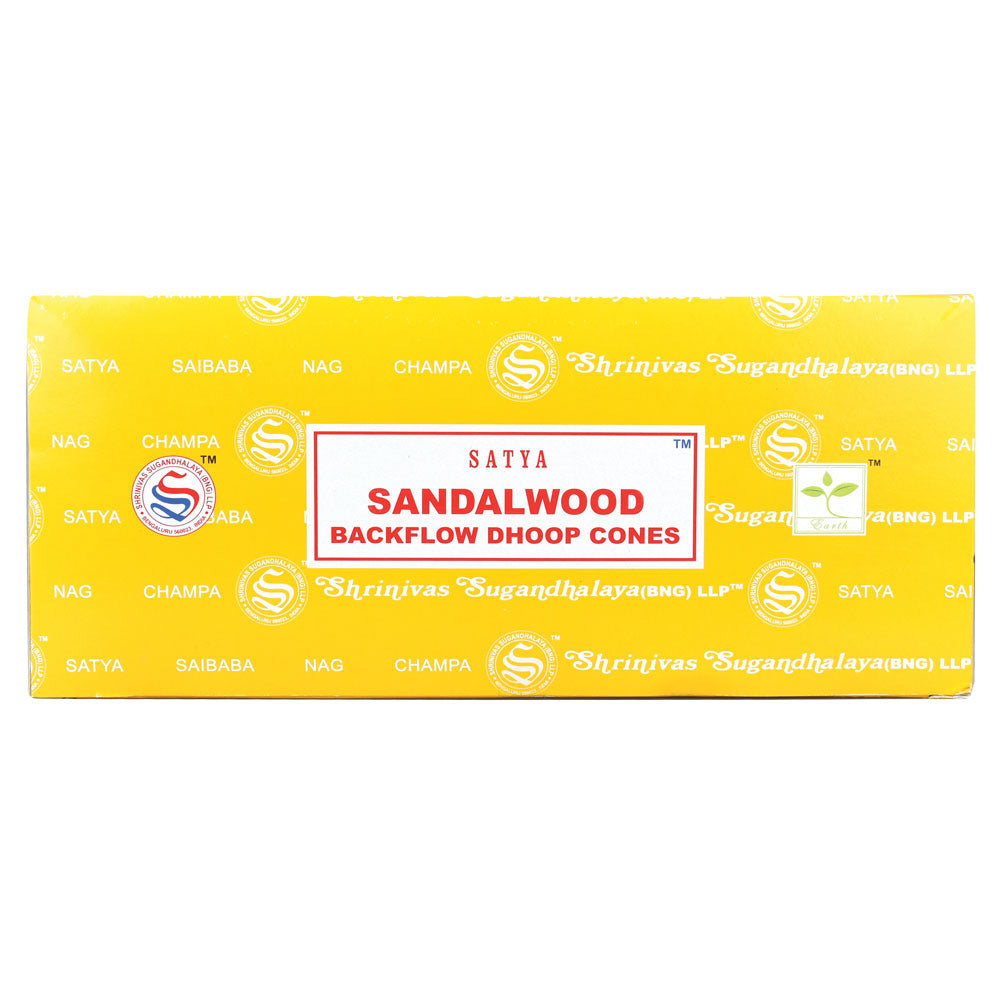 Satya Backflow Cones | Various Scents | 6pc Display - Headshop.com