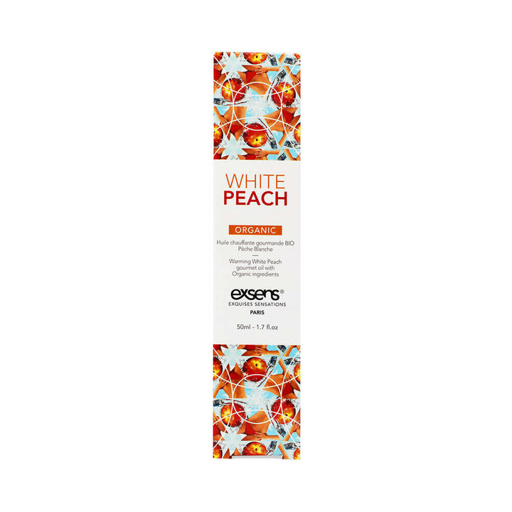 Exsens Warming Massage Oil White Peach 1.7 oz.