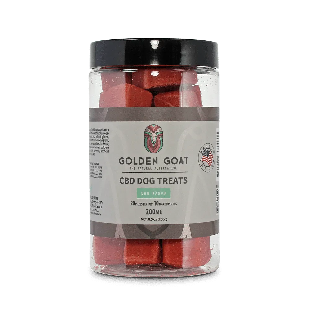 CBD Dog Treats 200MG for Relaxation and Stress by Golden Goat - Headshop.com