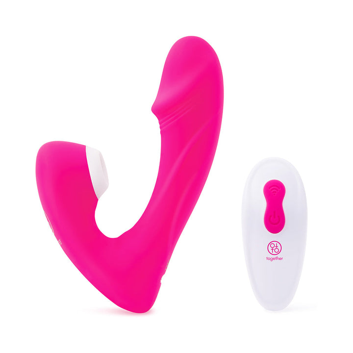 Together Internal Kiss Remote Control Vibe Pink - Headshop.com