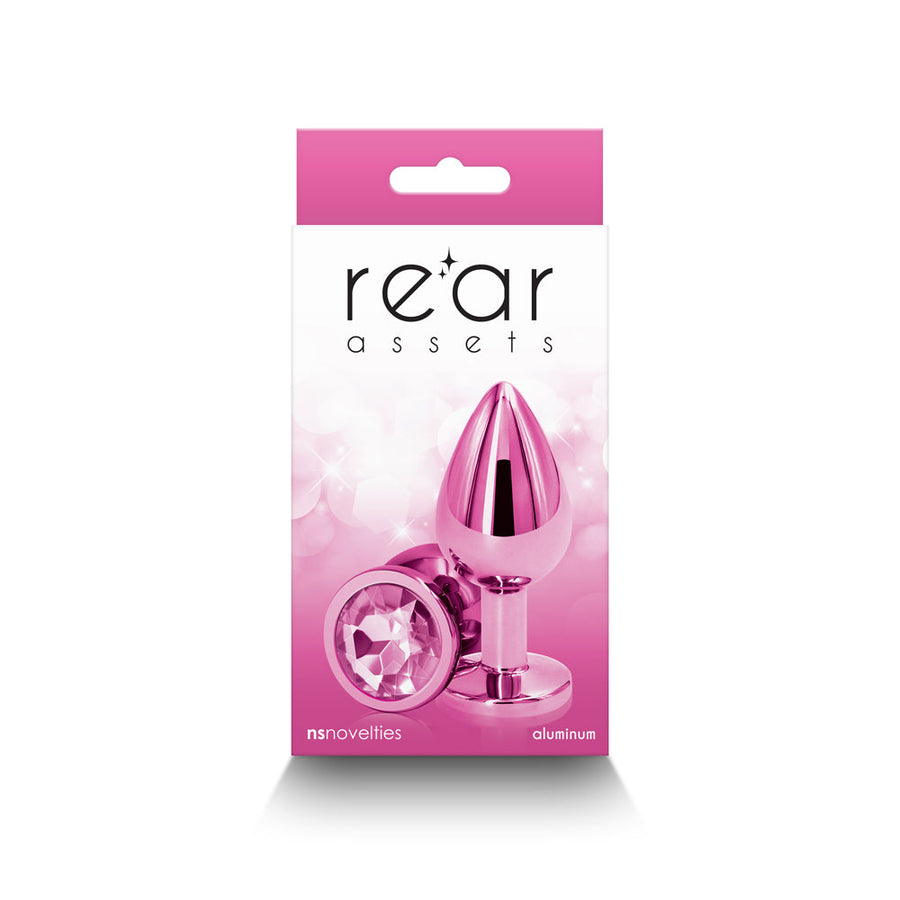 Rear Assets Metal Anal Plug Medium Pink - Headshop.com