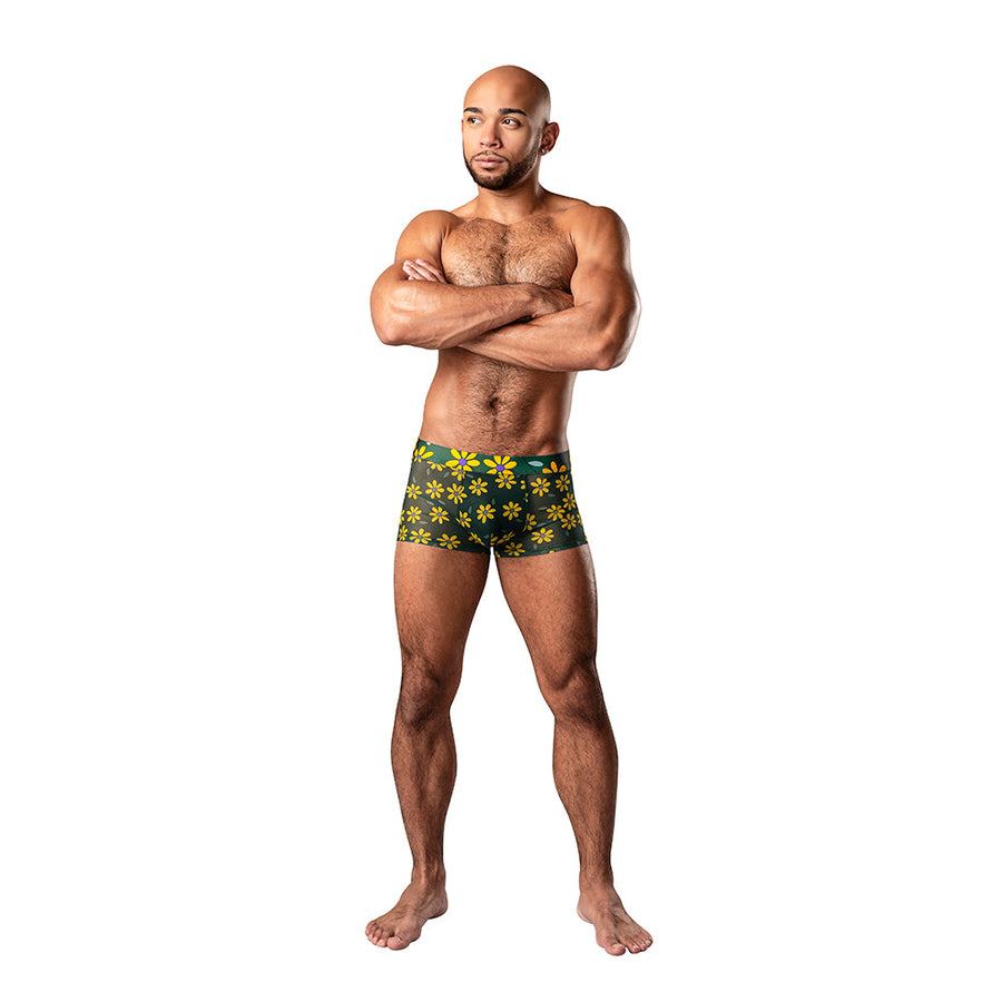 Male Power Petal Power Pouch Short Daisy Print XL - Headshop.com