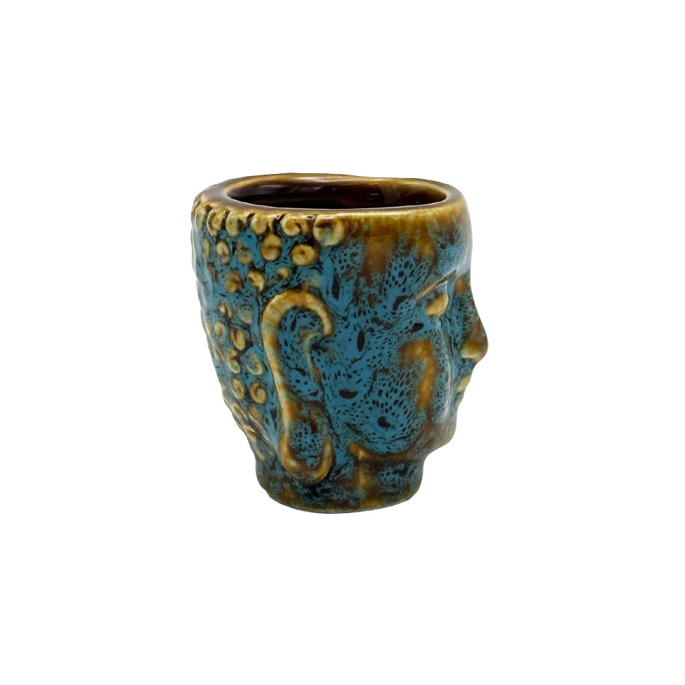 Buddha Head Ceramic Shot Glass- 2oz - Headshop.com