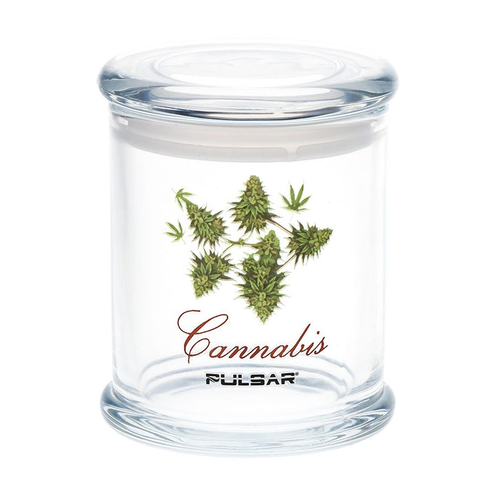 Pulsar Pop Top Glass Jar | Large | 4.5" x 3.9"