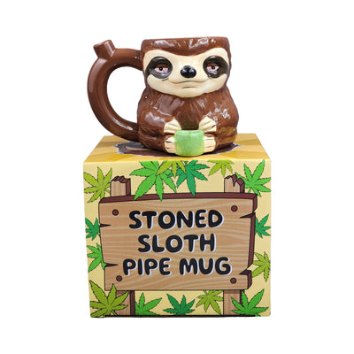 Stoned sloth mug pipe - Headshop.com