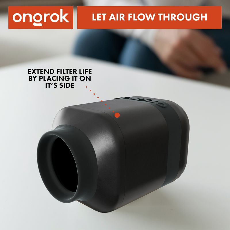 Ongrok Personal Air Filter with Replaceable Cartridges - Headshop.com