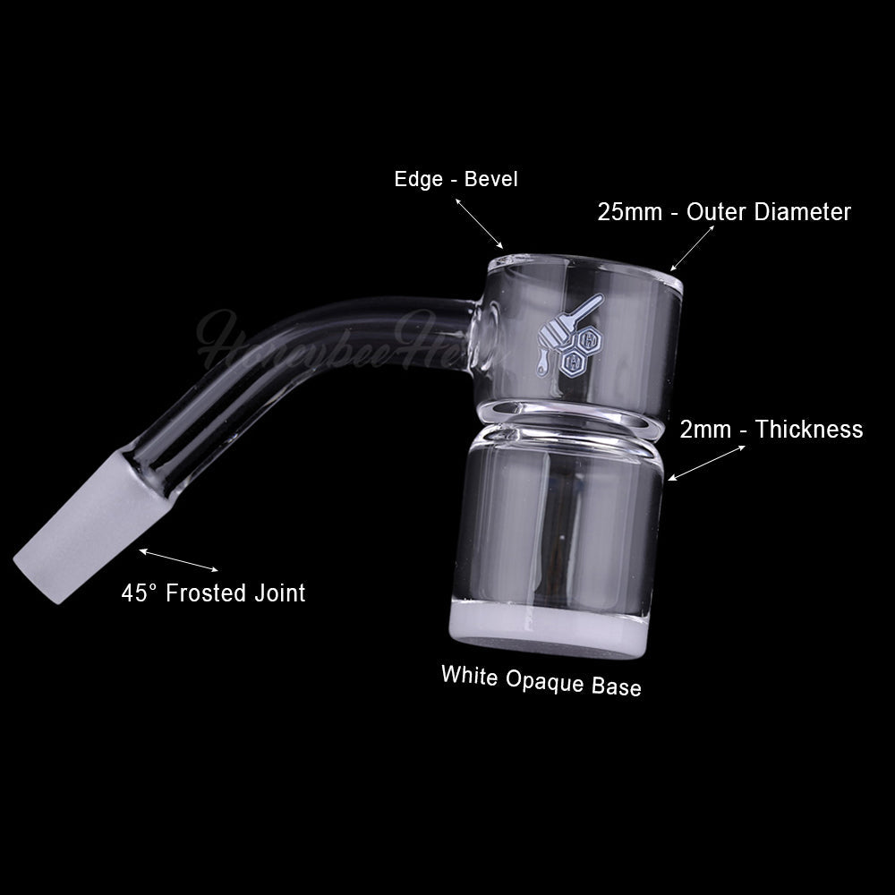 HONEY & MILK BEVEL SPLASH BUCKET - 45° DEGREE | YL - Headshop.com
