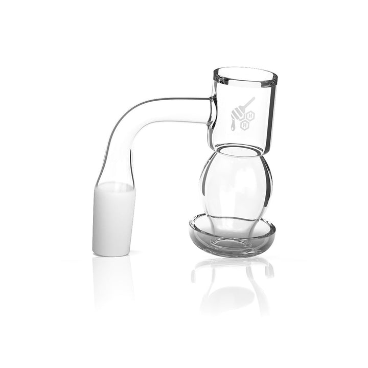 HONEYSUCKLE BUBBLE QUARTZ BANGER - 90° DEGREE | YL - Headshop.com