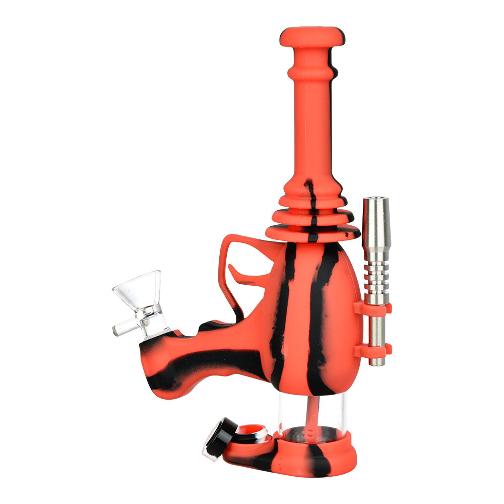 Laser Gun Silicone Water Pipe - 8.5" / Colors VaryLaser Gun Silicone Water Pipe - 8.5" / Colors Vary - Headshop.com